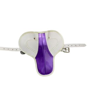 Lightweight Racing Saddle (White/Purple) 250 Gram